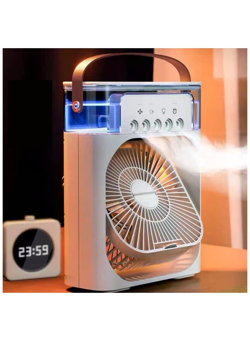 Mini Fan Desktop Air Cooler Office Portable USB 3 Speed Led USB-C Small Environments  - Image 1