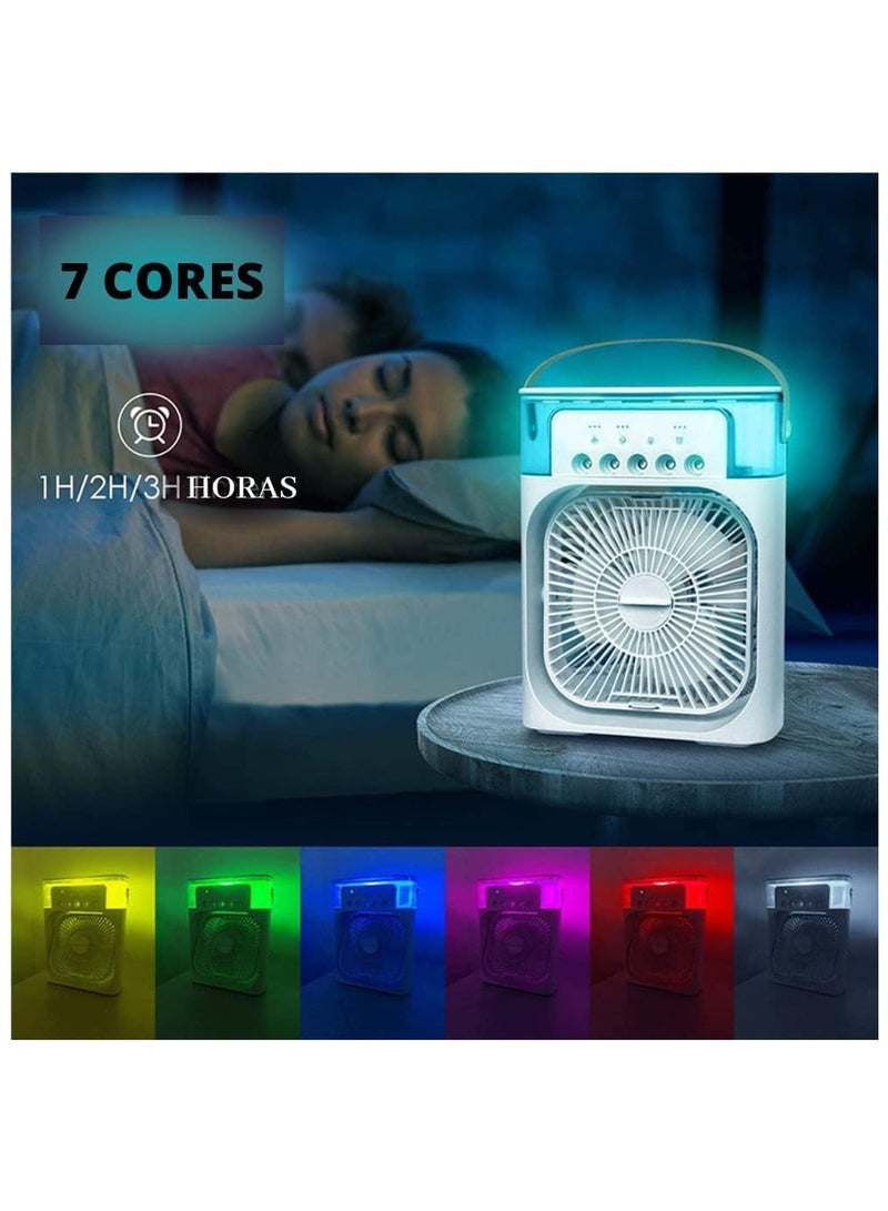 Mini Fan Desktop Air Cooler Office Portable USB 3 Speed Led USB-C Small Environments  - Image 4
