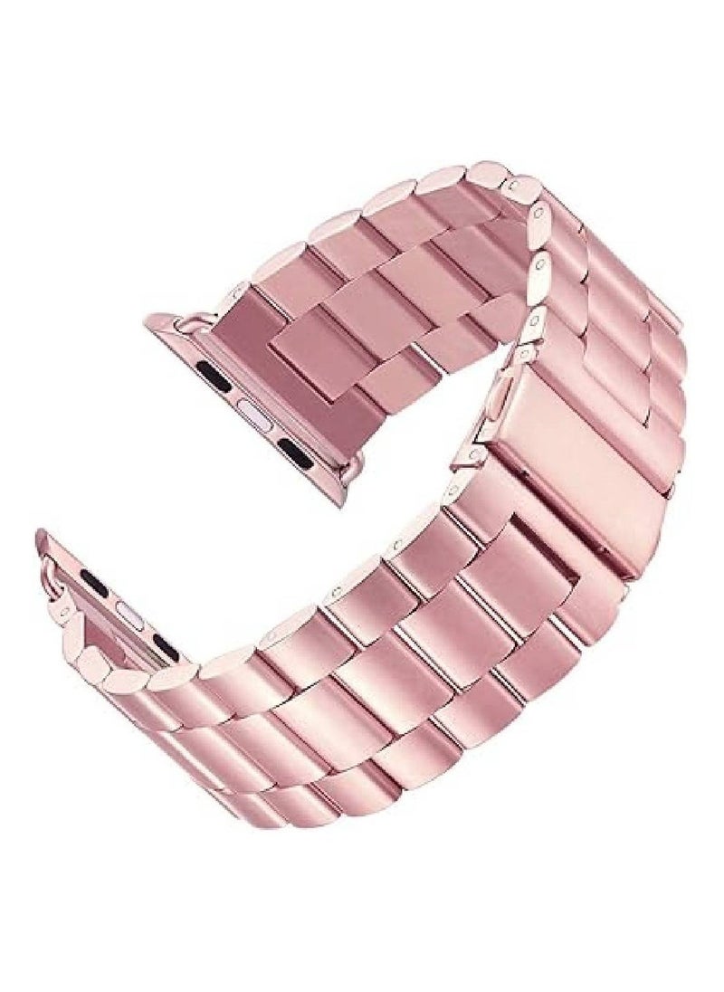 Metal Bands Compatible with Apple Watch Band 45mm, Stainless Steel Magnetic Absorption Strap, Wristband for iWatch Band for Apple Watch Series 7 - Image 2