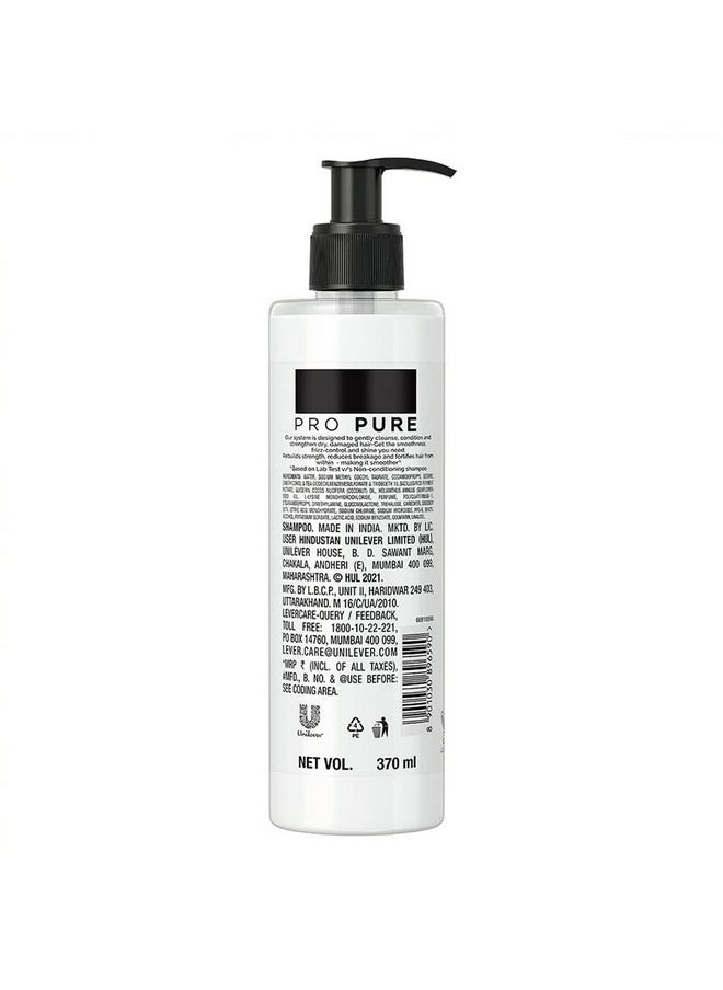 Tresemme Pro Pure Damage Recovery Shampoo With Fermented Rice Water Sulphate Free & Paraben Free For Damaged Hair 370 Ml  - Image 2