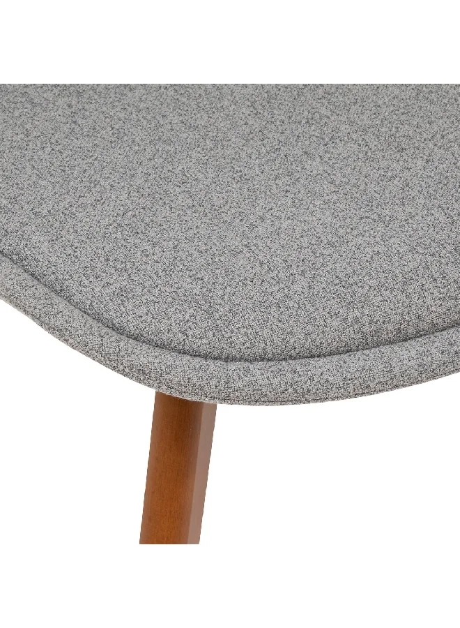 atmosphera 1-Seater Baya Contemporary Design Sturdy Chair Grey and Brown 79.5 x 55.2 x 48 cm 197307A