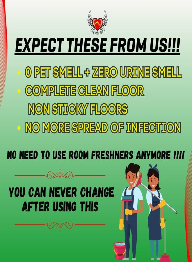 TICKZ OFF منظف أرضيات TICKZ OFF Kennel Wash - يزيل روائح الحيوانات الأليفة ويطهر - آمن للحيوانات الأليفة والأطفال - تركيبة غير سامة وصديقة للحيوانات الأليفة للمنزل والمكتب وأماكن إيواء الكلاب (ياسمين، 1000 مل) - Image 3