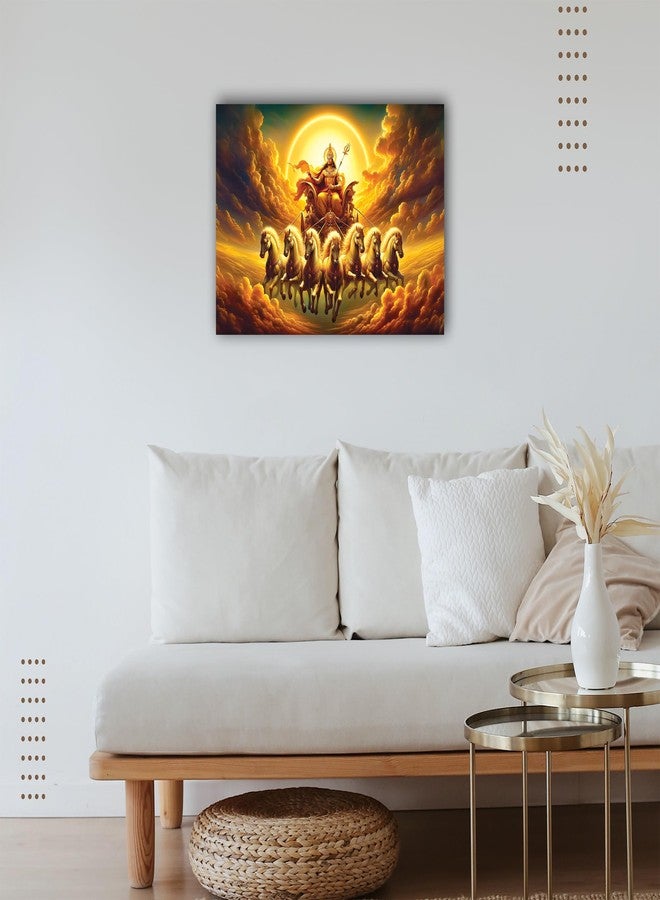 Anaadi Surya Bhagwan Photo Poster Without Frame for Home & Office Decoration (12 Inch x 18 Inch) - Image 3