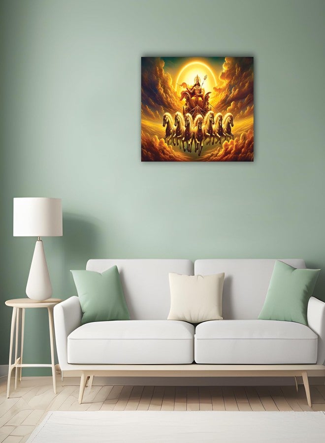 Anaadi Surya Bhagwan Photo Poster Without Frame for Home & Office Decoration (12 Inch x 18 Inch) - Image 2