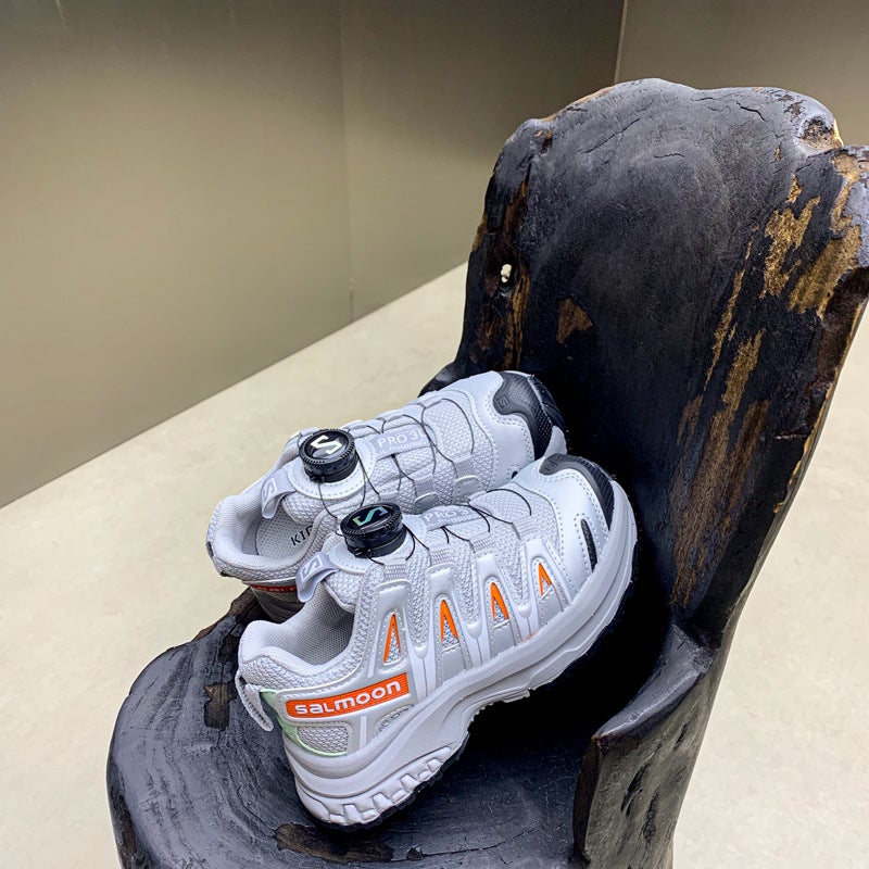 Spring Torre Shoes Boys Baby Button Shoes Girls Fashionable All-Match Casual Sneaker Children'S Shoes - Image 4