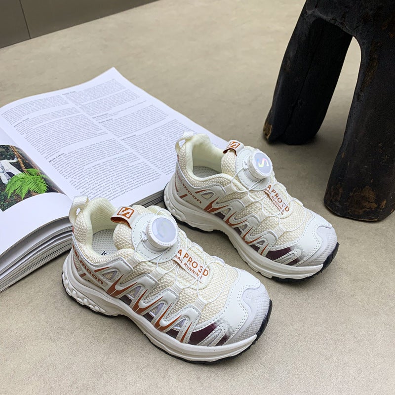 Spring Torre Shoes Boys Baby Button Shoes Girls Fashionable All-Match Casual Sneaker Children'S Shoes - Image 3