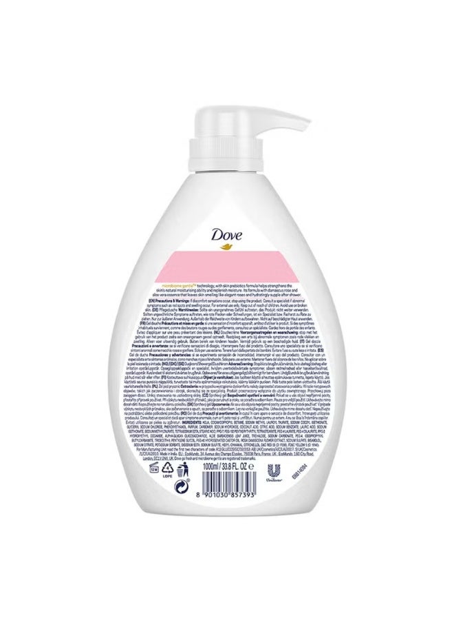 Dove Body Wash 1L (Rose & Aloe Vera) - Image 3
