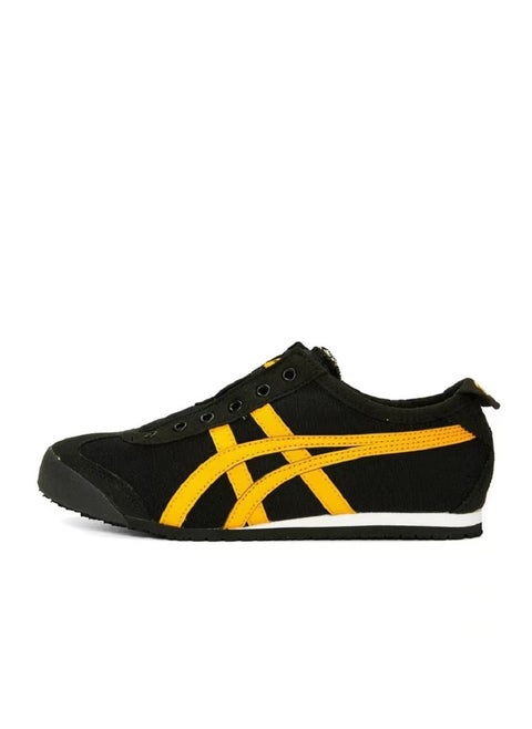 MEXICO 66 Slip-On Canvas Casual Colorblock Sneakers Shoes Black/Yellow