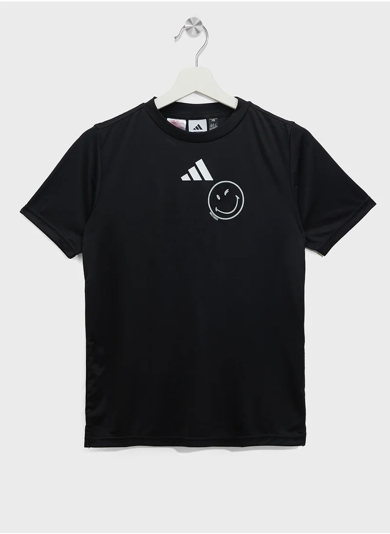 اديداس Youth Adidas X Smileywor Shirt S-Shirt