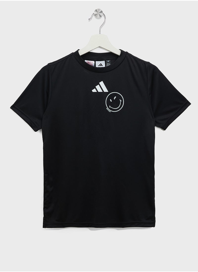 Adidas Youth Adidas X Smileywor Shirt S-Shirt  - Image 1