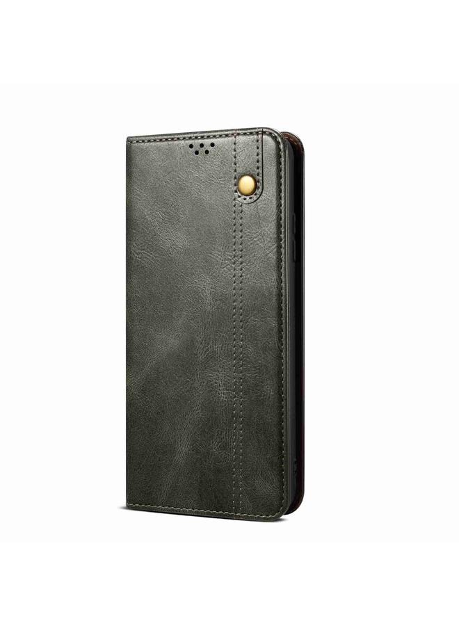 S-TOP Case For Samsung Galaxy A35 5G Oil Wax Crazy Horse Texture Leather Phone Case - Image 2