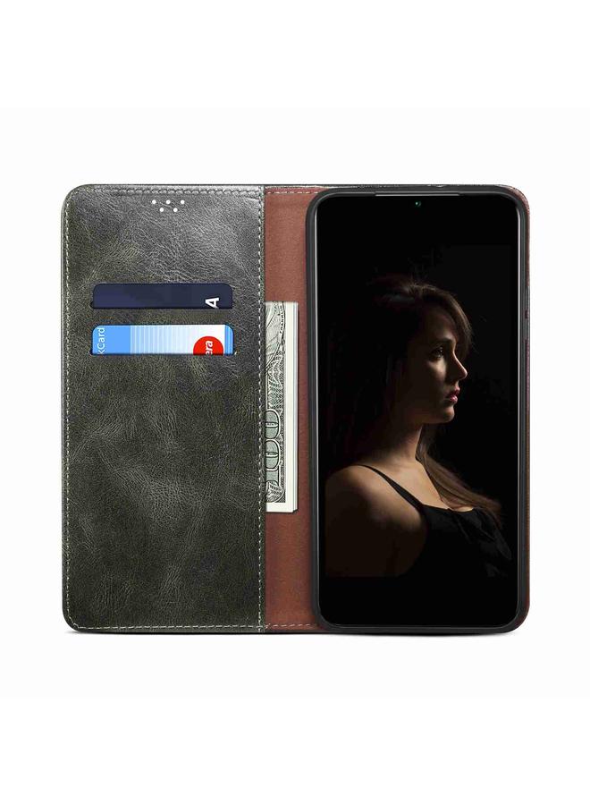 S-TOP Case For Samsung Galaxy A35 5G Oil Wax Crazy Horse Texture Leather Phone Case - Image 4