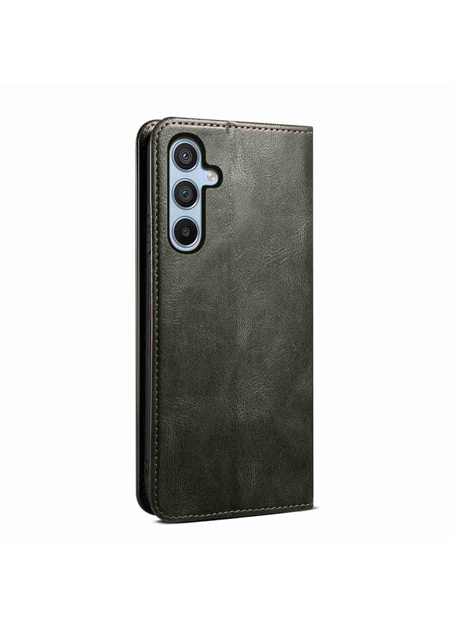 S-TOP Case For Samsung Galaxy A35 5G Oil Wax Crazy Horse Texture Leather Phone Case - Image 3