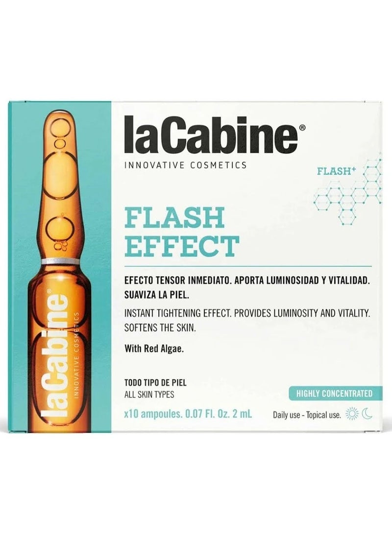 La Cabine Flash Effect Concentrated Ampoules 10x2ml - Image 1