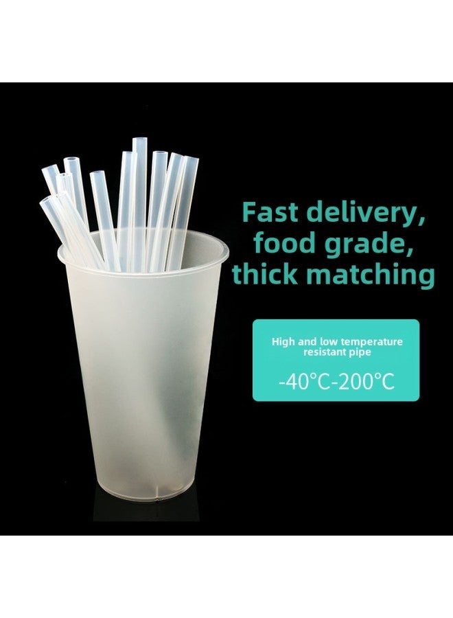 Food Grade Silicone Straw Is Suitable For Various Brands Of Children's Thermos Cup Water Cup Universal Accessories Bear Special Straw-Color:Custom Special Shot-Specifications:Wall Thickness 1mm  - Image 1