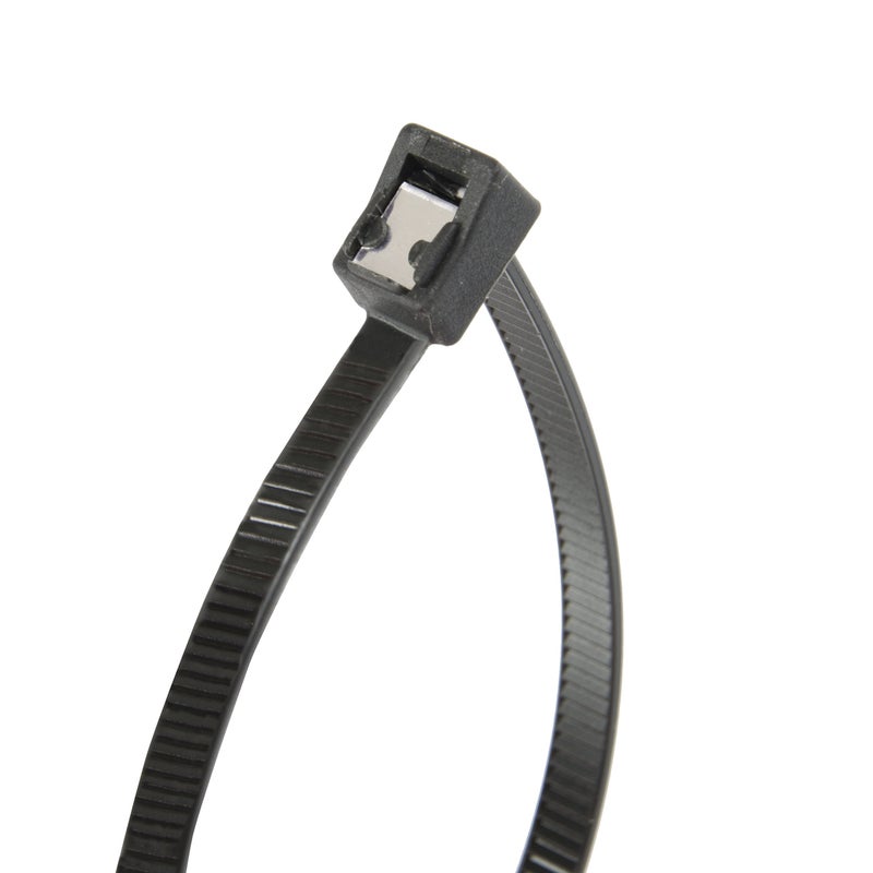 Calterm 74509 Nylon Self-Cutting Cable Tie, 14", 50 lb. Tensile, Twist-Off, Clean-Cut, Stainless Steel Blade, Wire Tie/Industrial/Outdoor & Household Use, Zip Tie, UV Resistant, Uv Black - Image 5