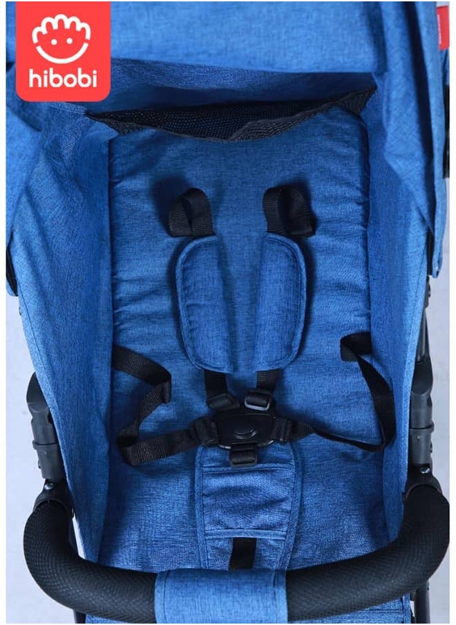 hibobi - Foldable, Travel-Friendly, Lightweight Baby Stroller With Mosquito Net - Image 1