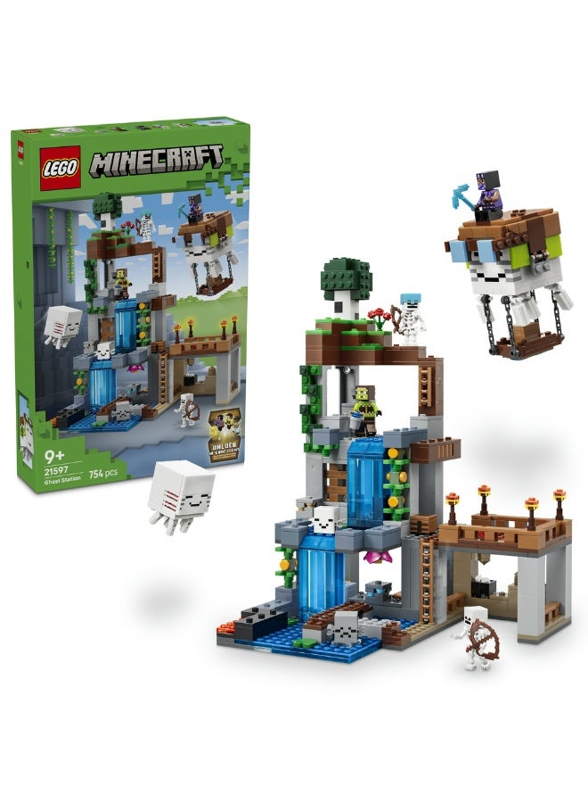 LEGO Minecraft Ghast Station Building Toy for Kids 21597 (Age 9+, 754 Pieces) - Image 1