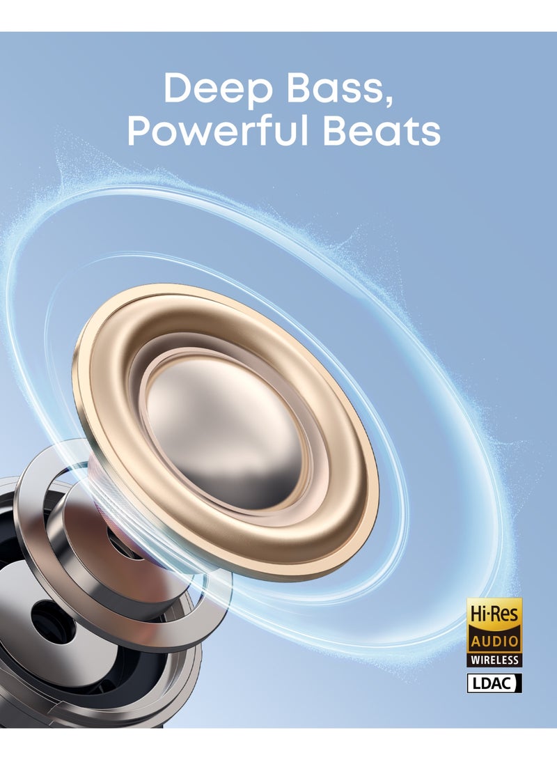 Soundcore C50i by Anker, Open-Ear Headphones, Clip-On Earbuds, Ultra-Comfort, FlexiClip Design, 12mm Drivers for Powerful Bass, AI Clear Calls, 28H Playtime, Secure Fit, Hi-Res, IP55, Bluetooth 6.0 Black - Image 3