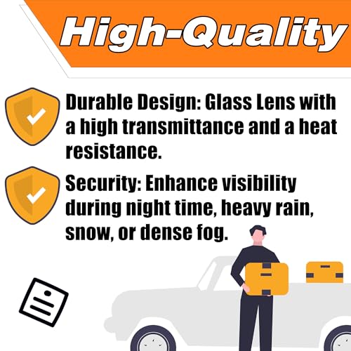 LEVANLIGHT Fog Lights Assembly For Toyota Corolla 2011 2012 2013 | Driving Fog Lights Lamps Clear Lens Front Driving Lamps with H11 12V 55W Halogen Bulbs/Wiring Harness Kit | 81210-06071、81220-06071 - Image 5