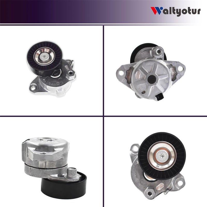 waltyotur Drive Belt Tensioner and 2x Idler Pulleys Kit for Mercedes Benz - Image 3