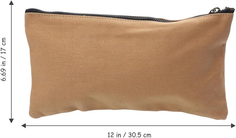 Canvas Tool Pouch Capacity Handheld Organizer for Tools and Electronics Tear-resistant Portable Storage Bag for Garden Repair and DIY Use - Image 4