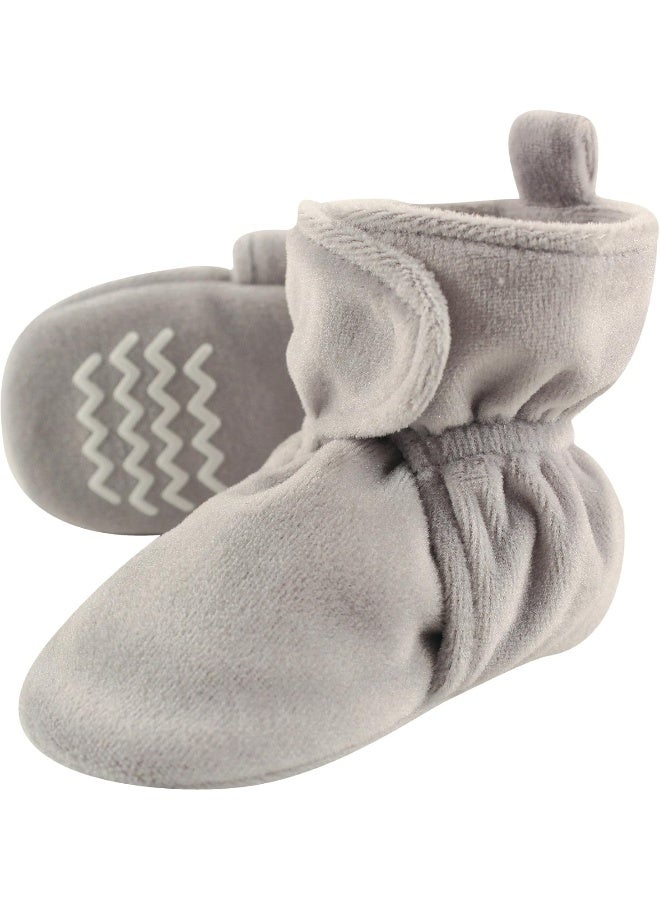 hudson baby Hudson Baby Baby Girls' Cozy Velour Booties  - Image 1