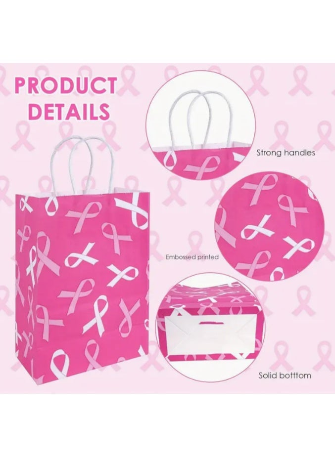 MELIZ Breast Cancer Awareness Gift Bag – Pink Hope Ribbon Design - Image 3