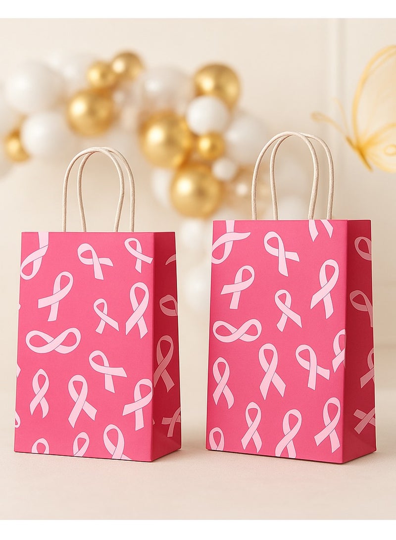 MELIZ Breast Cancer Awareness Gift Bag – Pink Hope Ribbon Design - Image 4