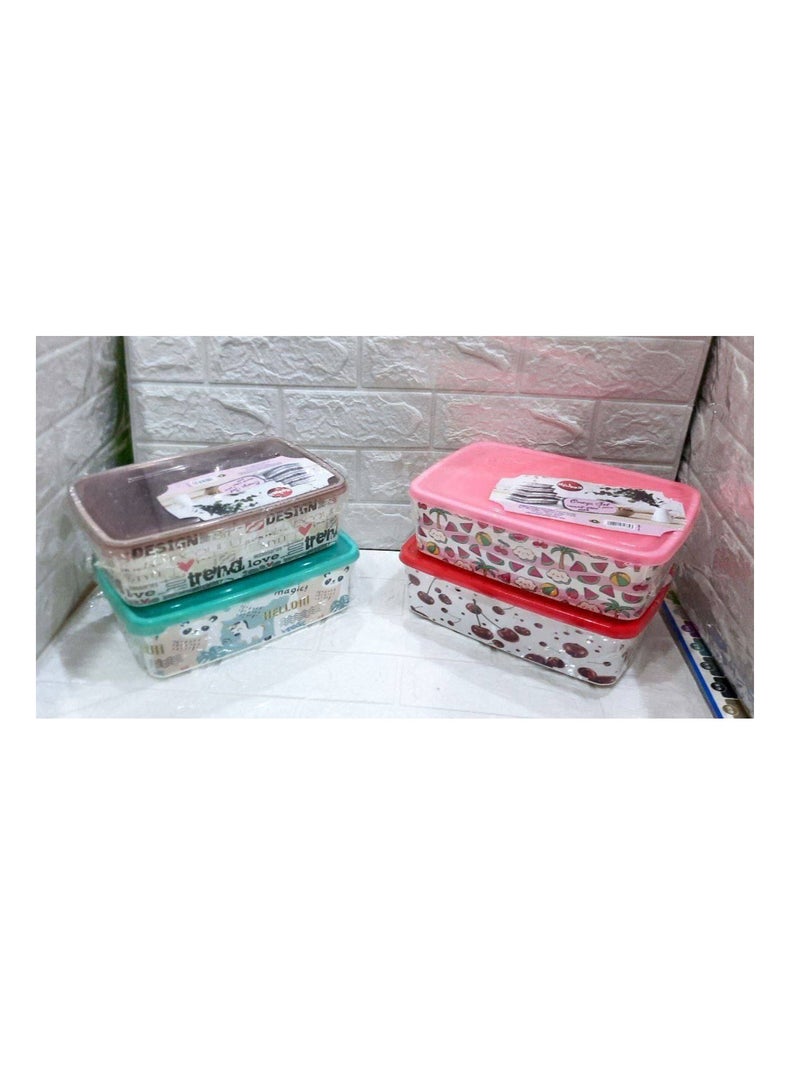 Omega 4-Piece Fridge Container Set: The Perfect Solution for Food Storage X  - Image 4