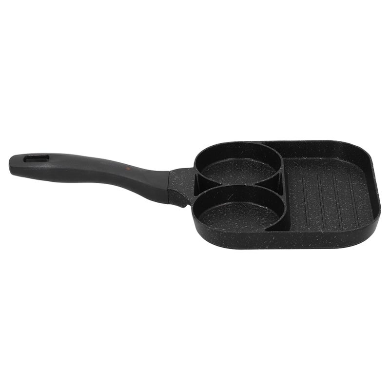 3 in 1 Egg Frying Pan Non Stick Fried Egg Cooker Steak Sausage Cooking Pan for Kitchen Use - Image 5