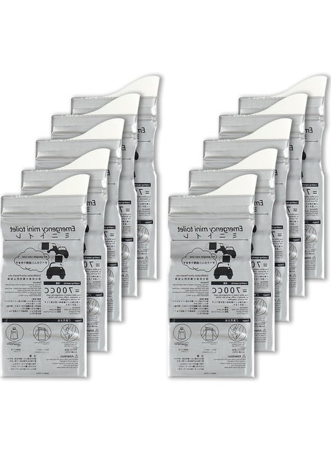 Disposable Urinal Bag Portable 700ML Urinal Bag for Camping Hiking for Men Women 10PCS