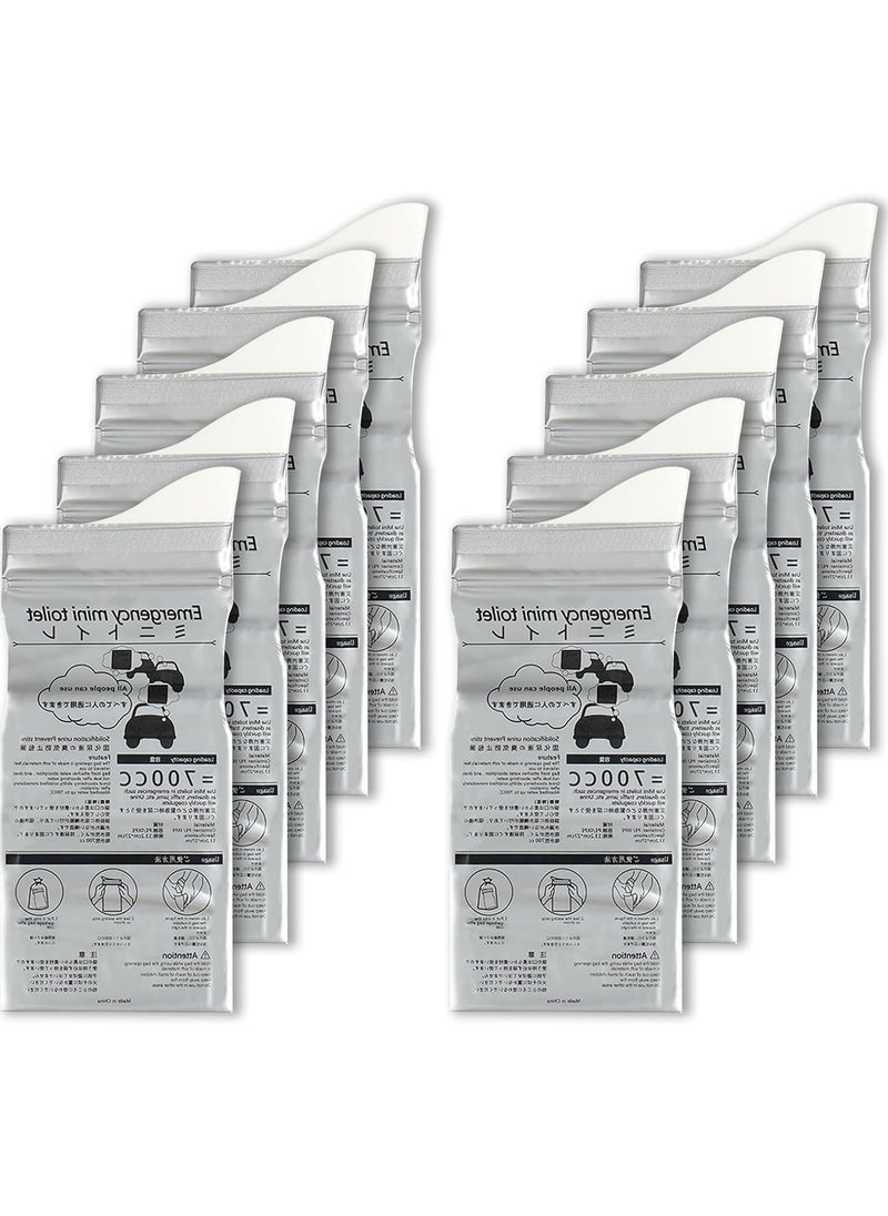 RATSAW - Disposable Urinal Bag Portable 700ML Urinal Bag for Camping Hiking for Men Women 10PCS - Image 1