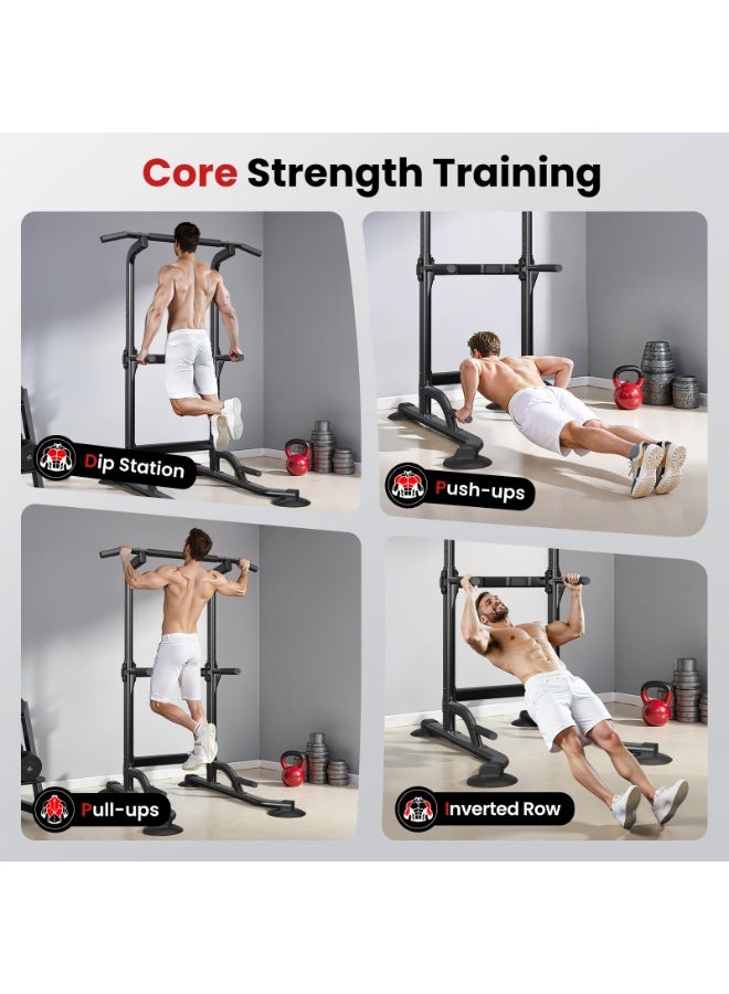 كيل › العنوان: جهاز تمارين عقلة ثقيل التحمل – ارتفاع قابل للتعديل 175–215 سم، هيكل فولاذي سميك مع قاعدة مثلثة مطورة - Image 3