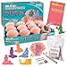 MindWare Dig It Up Discoveries Mermaids Dig Kits for Kids with 12 Sea Shells Each with a Mermaid Toy Inside 12 Chiseling Tools and Instructions Ages 4 and Up - Image 3