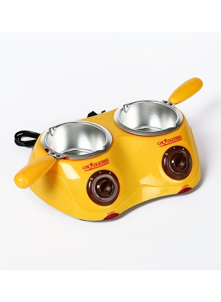 general Household double pot electric hot pot chocolate melting pot DIY handmade soap chocolate melting pot machine with DIY full set of tools - Image 2