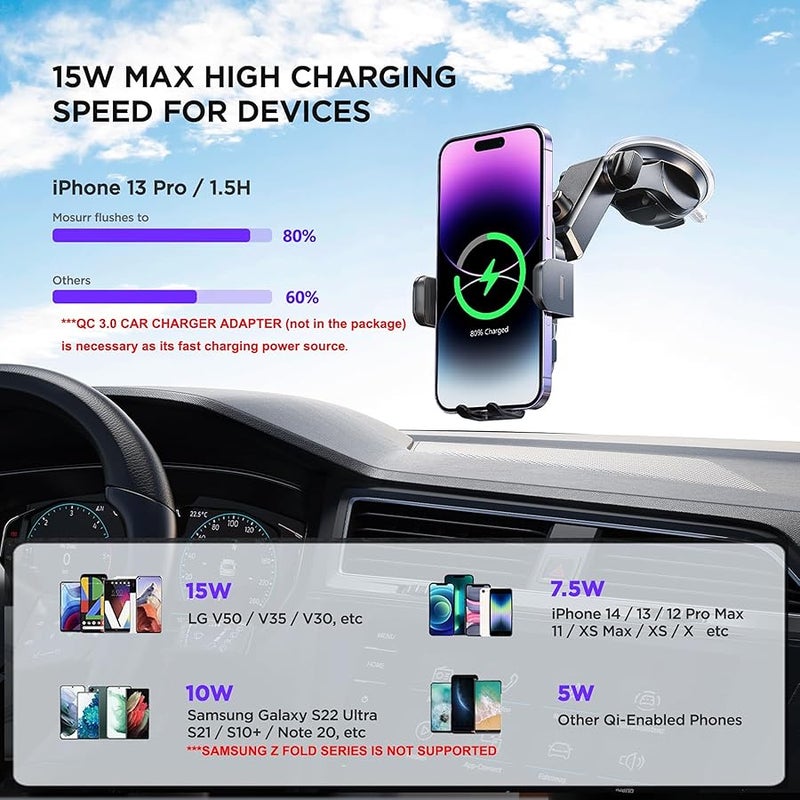 Mosurr Wireless Car Charger - Image 3