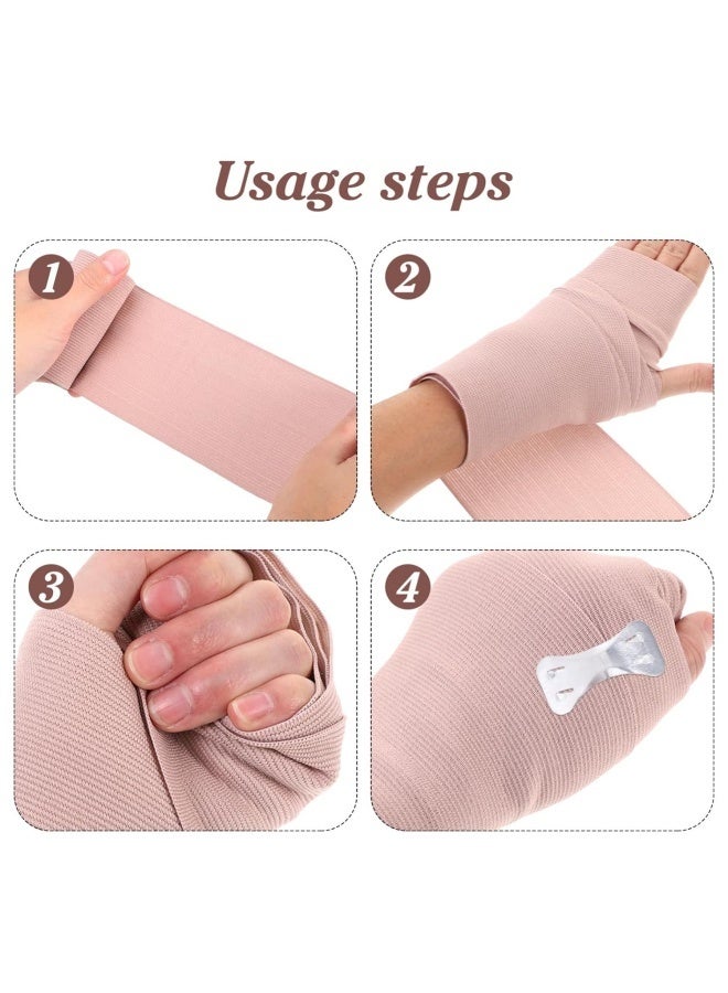 4 PCS Elastic Bandage, Elastic Bandage Wrap, Compression Elastic Bandage, Bandage with Clip Closure-Stretch Wraps for Foot Ankle Knee Leg Arm & Body Muscle Sprains Sports Injury Edema Care - Image 5