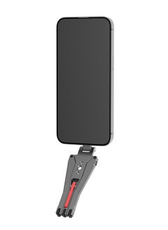 Generic Foldable Magsafe Tripod Mount,Magnetic Pocket Phone Tripod,Foldable Tripod Mount,Smartphone Holder Desk Stand,Handle Stick with Arca-Swiss,Cold Shoe Mount for iPhone 16/15/14/13/12,Video,Vlog,Travel  - Image 5