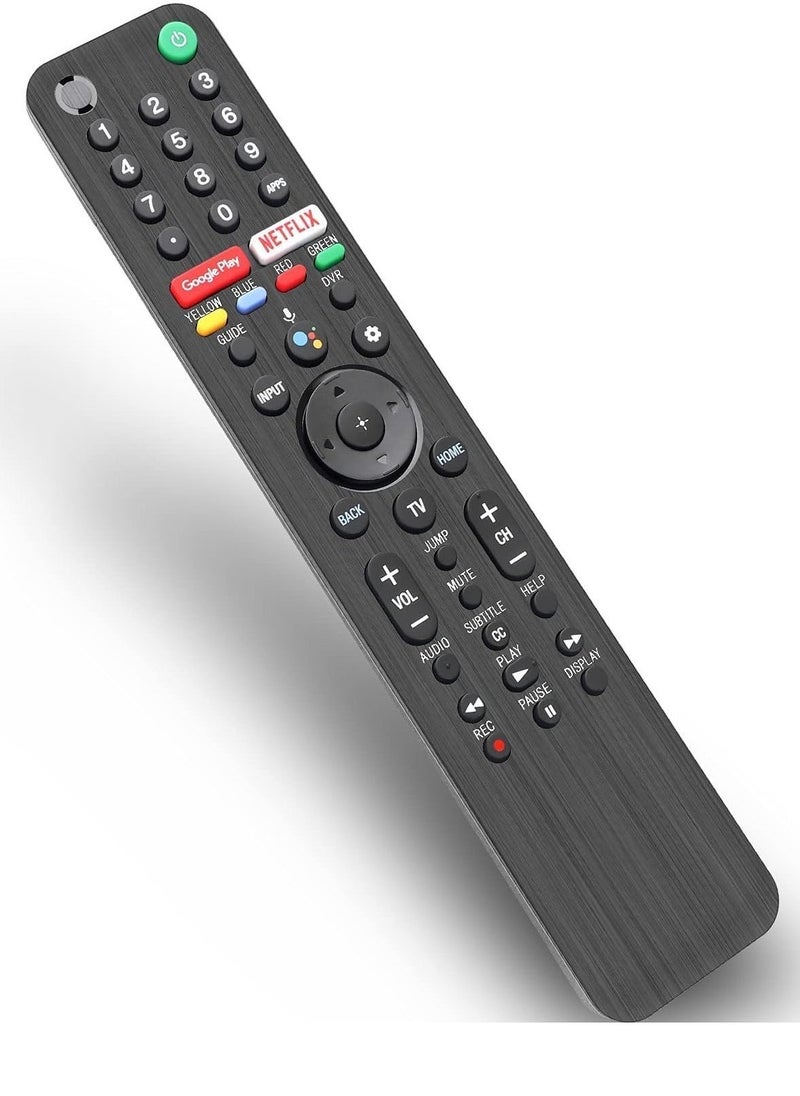 Universal Voice Remote Control for Sony Smart TV Bluetooth Remote, Replacement for Sony Bravia LED OLED 4K UHD HDR Android TV, with Google Play, Netflix Button - Image 1