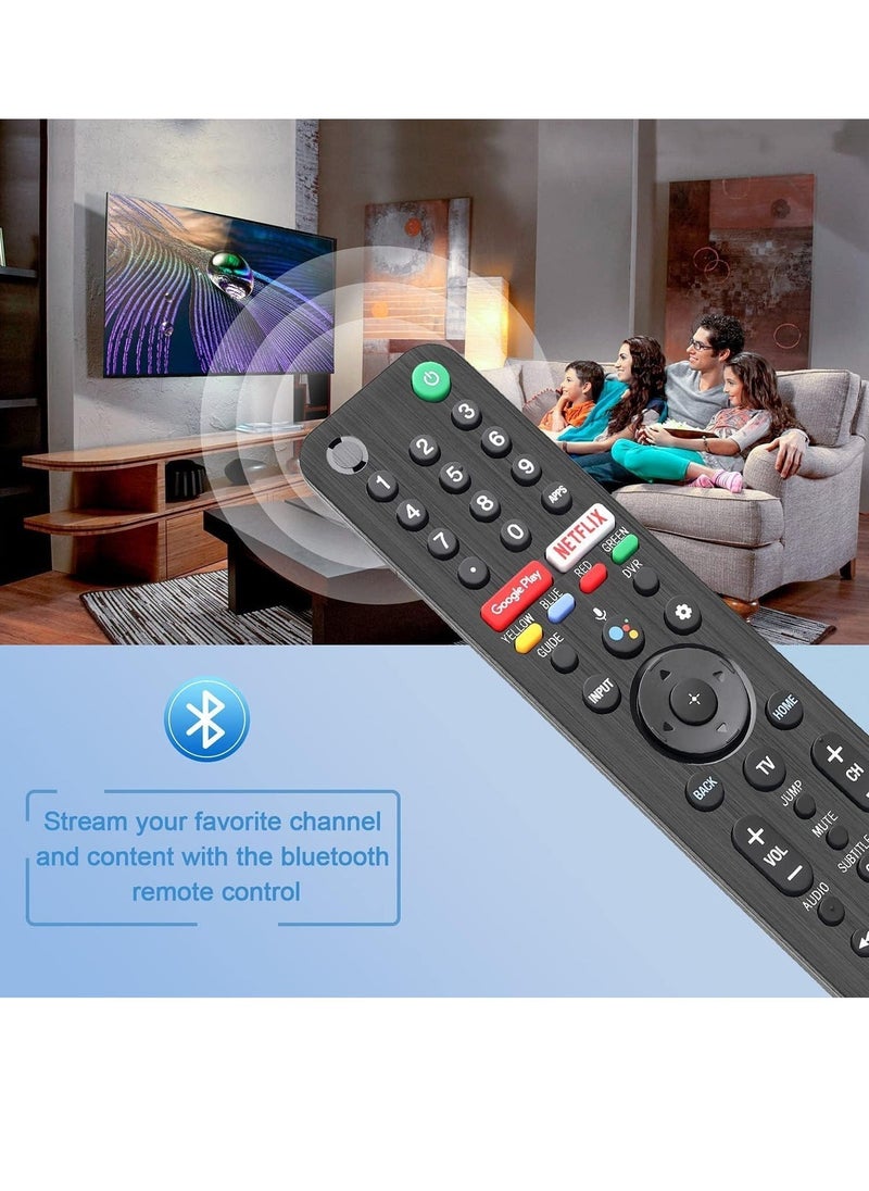 Universal Voice Remote Control for Sony Smart TV Bluetooth Remote, Replacement for Sony Bravia LED OLED 4K UHD HDR Android TV, with Google Play, Netflix Button - Image 3