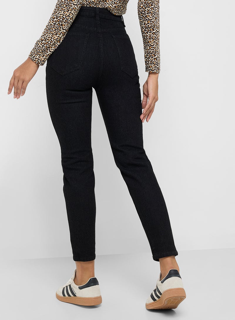 Ginger Distressed High Rise Skinny Jeans  - Image 3