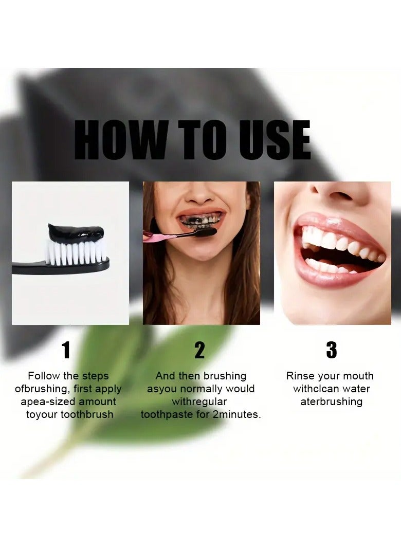 ROZINO Bamboo Charcoal Toothpaste 60g - Moisturizing Oral Care with Plant Extracts, Basic Cleaning, Dense Foam for Teeth Cleaning & Gum Protection - Image 4