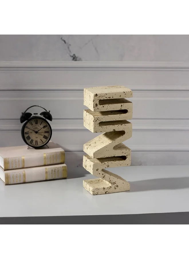 DANUBE HOME Danube Home Venice Polyresin Figurine - (13X9X34 Cm) Eye-Catching Beige Home Decor Accent Unique Shape & Classy Finish Room Decor Collection Decorative Home Accessories