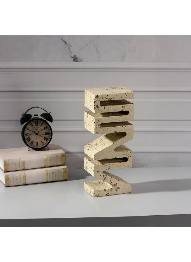 DANUBE HOME Danube Home Venice Polyresin Figurine - (13X9X34 Cm) Eye-Catching Beige Home Decor Accent Unique Shape & Classy Finish Room Decor Collection Decorative Home Accessories  - Image 1