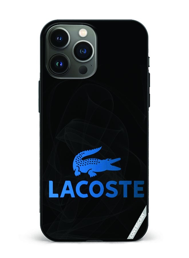 COVERSCART Protective Case Cover For Apple iPhone 13 Pro Max Lacoste Design Black