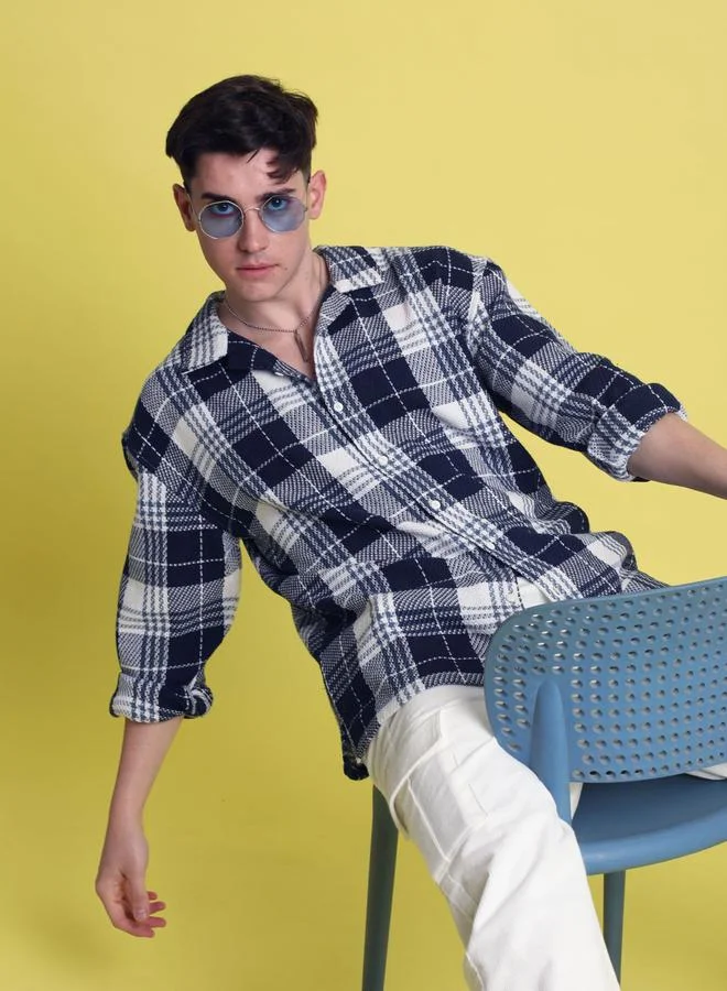 ستايلي Men Checked Relaxed Fit Shirt By Bene Kleed