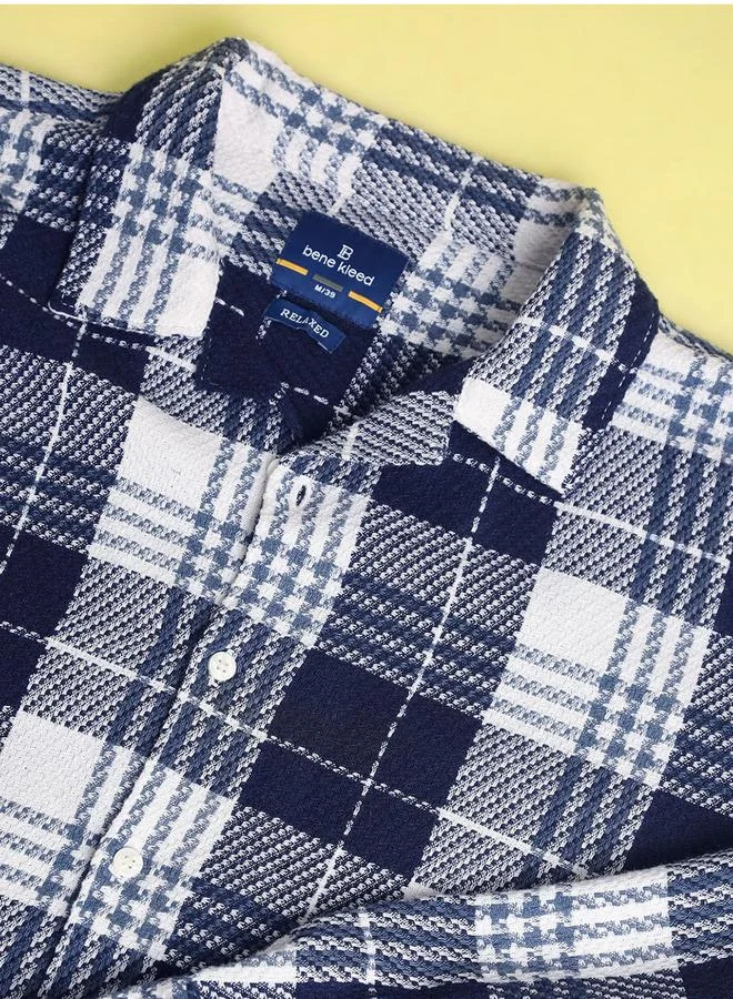 ستايلي Men Checked Relaxed Fit Shirt By Bene Kleed