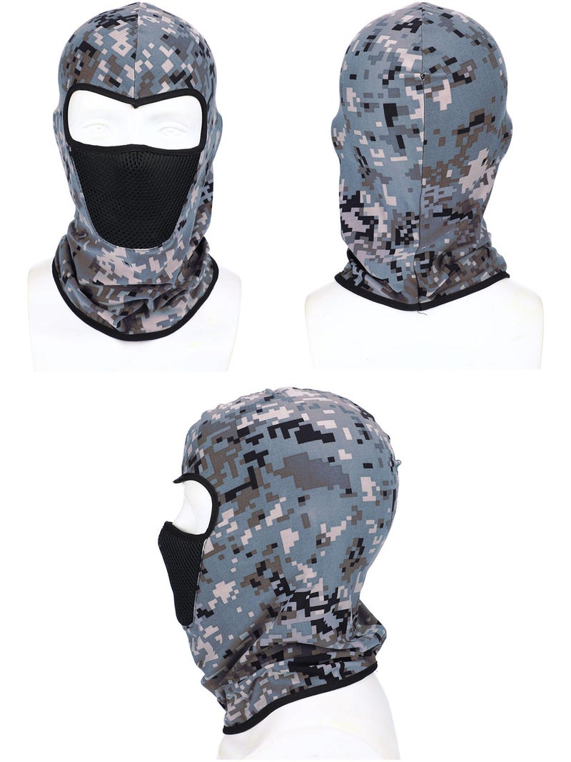 Sumind 6 Pieces Summer Balaclava Face Mask Breathable Sun Dust Protection Mask Long Neck Cover for Outdoor Activities (Camouflage Colors, Medium) - Image 2