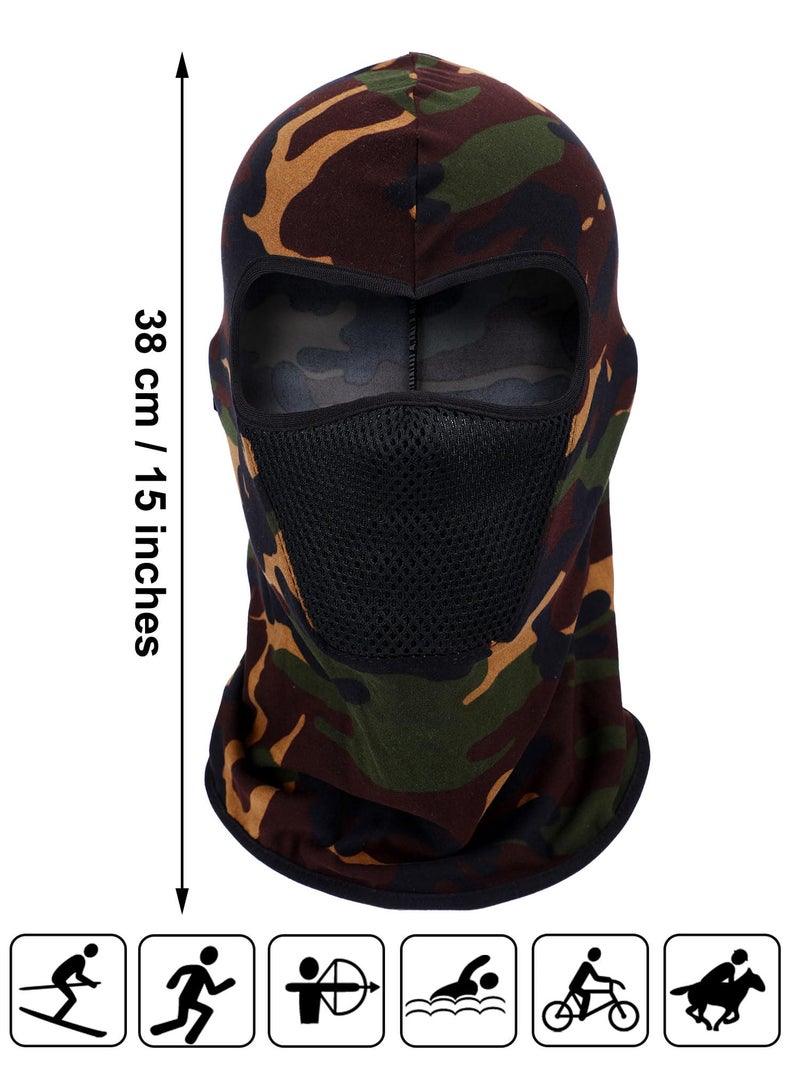 Sumind 6 Pieces Summer Balaclava Face Mask Breathable Sun Dust Protection Mask Long Neck Cover for Outdoor Activities (Camouflage Colors, Medium) - Image 4
